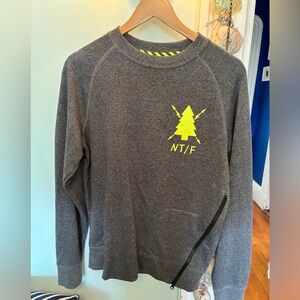 Nike Black and Green Sweatshirt